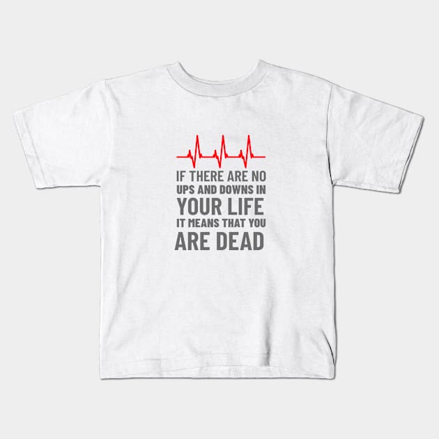 Ups and Downs Kids T-Shirt by BlueCloverTrends